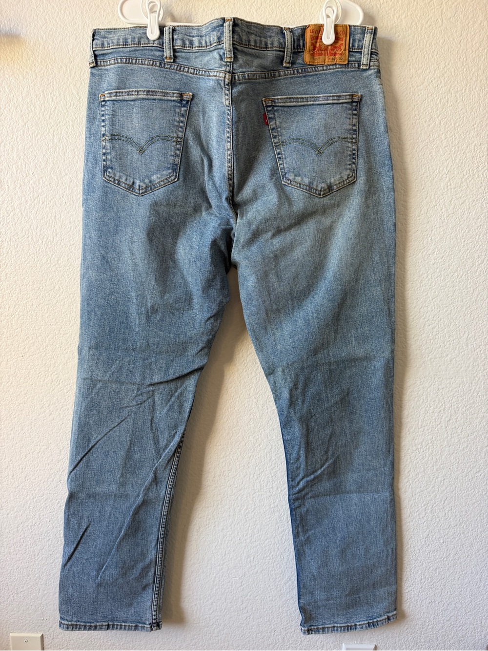 Levi’s 511 Slim Fit Jeans Men’s 42x32 Light Wash Blue Denim